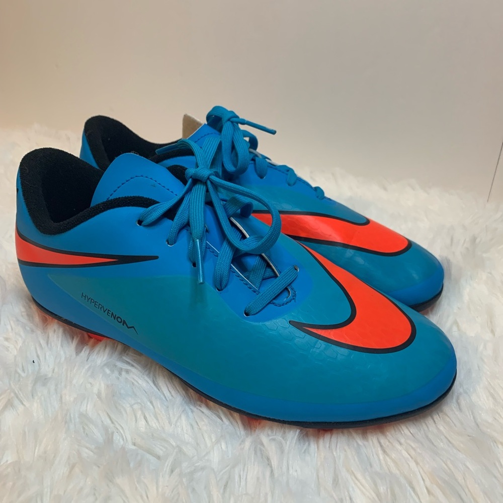 Nike Hypervenom Phade FG Men Soccer Shoe Blue